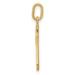 14k Yellow Gold Letter P  Initial Charm - Image 2