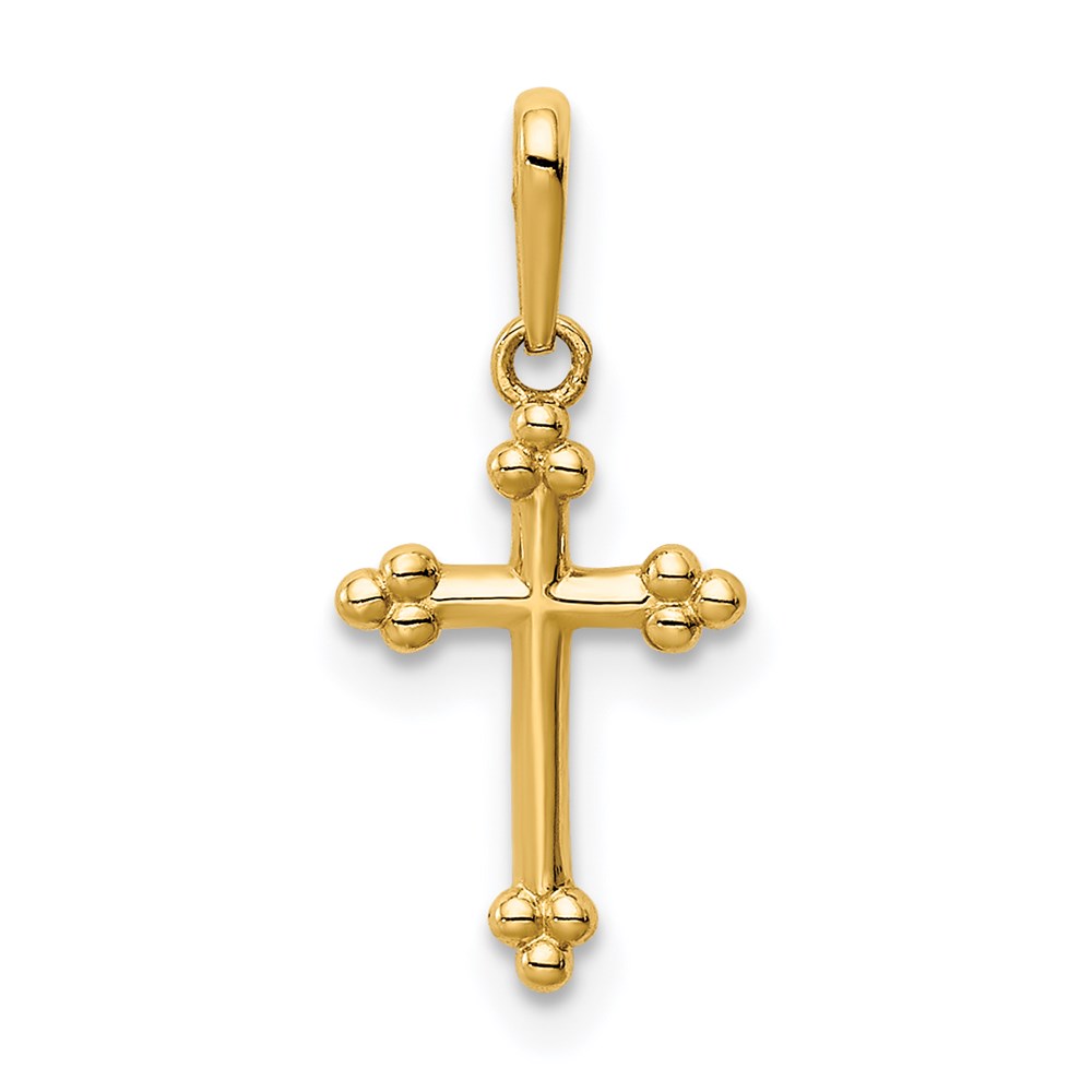 YC1402.jpg 14K Cross Pendant - Image 1
