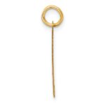 14K Polished CLASS OF 2025 Cut-Out Heart Charm - Image 2