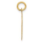 14KY Script Letter O Initial Charm - Image 2