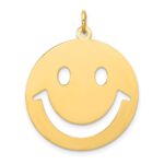 14k Cut-out Smiley Face Charm