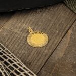 14k U.S. NAVY Insignia 17mm Disc Engravable on Reverse Pendant - Image 5