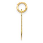 14K Small Fancy Script Letter A Initial Charm - Image 2