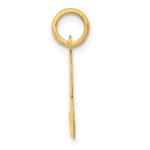 14K Medium Fancy Script Letter B Initial Charm - Image 2