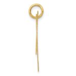 14k Large Fancy Script Letter M Initial Charm - Image 2