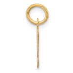 14k Small Script Letter M Initial Charm - Image 2