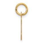 14k Small Script Letter N Initial Charm - Image 2