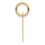 14k Small Script Letter R Initial Charm - Image 2