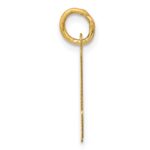 14k Medium Script Letter N Initial Charm - Image 2