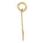 14k Large Script Letter H Initial Charm - Image 2