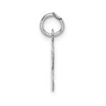 14KW Small Block Letter R Initial Charm - Image 2